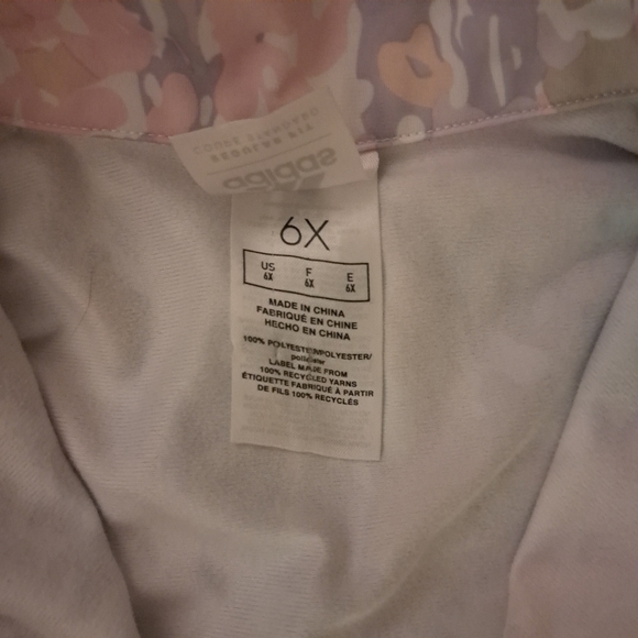 Adidas Kids Jacket - Pink and Gray Camo - Picture 4 of 5